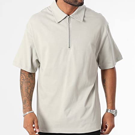 2Y Premium - Polo de manga corta AJ-6412 Gris claro