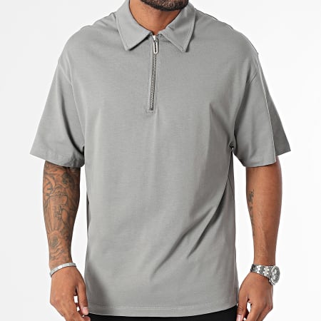 2Y Premium - Polo de manga corta AJ-6412 Gris