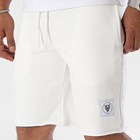 2Y Premium - Pantaloncini da jogging bianchi