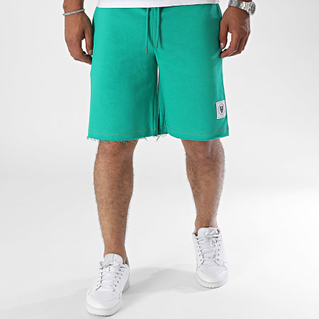 2Y Premium - Pantalones cortos de jogging verdes