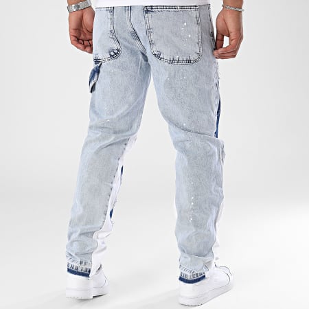 2Y Premium - Jeans regular fit con lavaggio blu