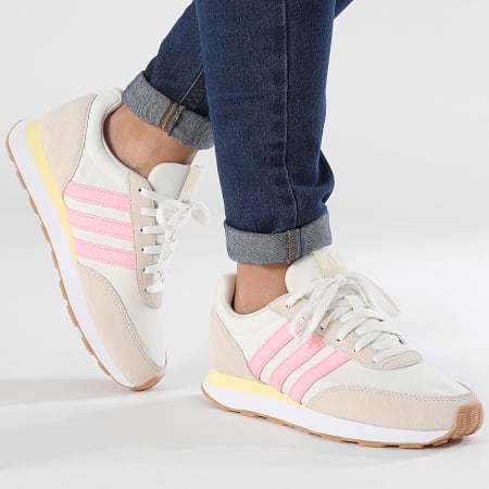 Adidas Sportswear - Run 60s 3.0 Scarpe da ginnastica da donna IE3810 Wonder White Pink Spark Off White