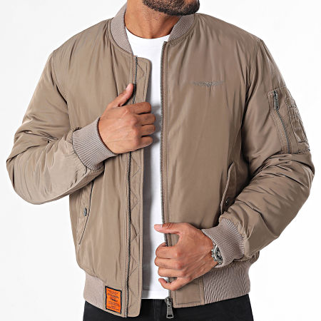 Bombers Original - Originele beige bomberjack