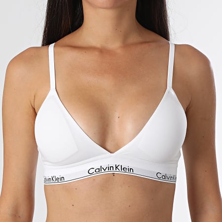 Calvin Klein - Sujetador de mujer QF5650E Blanco