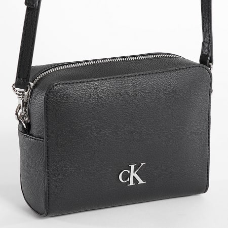 Calvin Klein - Borsa da donna con fotocamera Monogram Minimal 2719 Nero