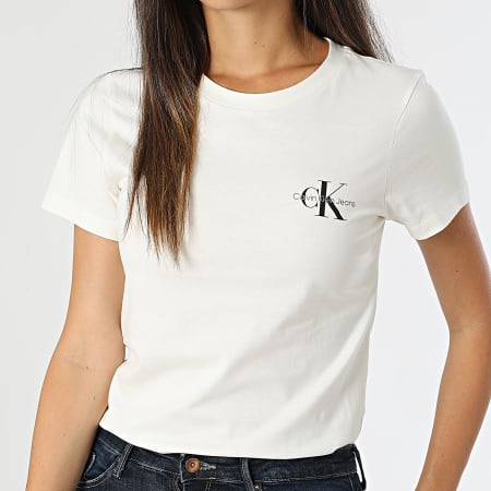 Calvin Klein - Set van 2 dames shirts 9734 licht beige zwart