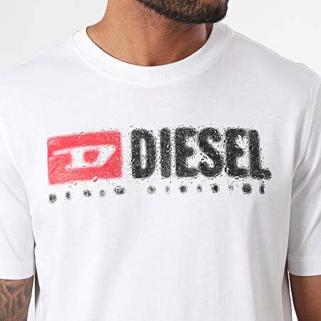 Diesel - Adjust K14 T-shirts A15025-0GRAI Wit