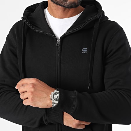 G-Star - Pacior D16122-C235 Sweatshirt met capuchon en rits Zwart