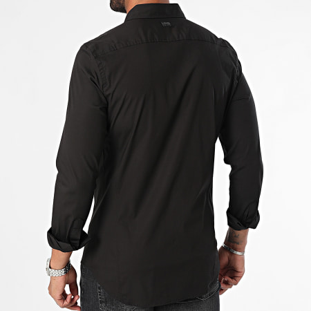 G-Star - Kent Slim Shirt Lange Mouw D25176-D701 Zwart