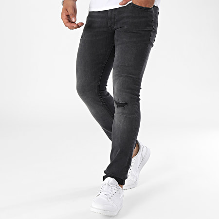 Jack And Jones - Liam Original Skinny Jeans Zwart