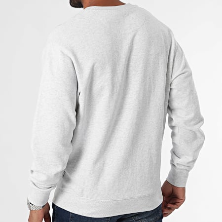 Jack And Jones - Set van 2 Crewneck Charge Sweatshirts Zwart Wit Heide