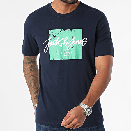 Jack And Jones - Juego De 5 Camisetas Tiley Nolan Azul Marino Blanco Negro