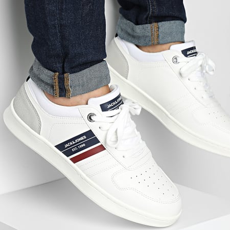 Jack And Jones - Zapatillas Dang Combo Blanco Brillante Rojo Dalia