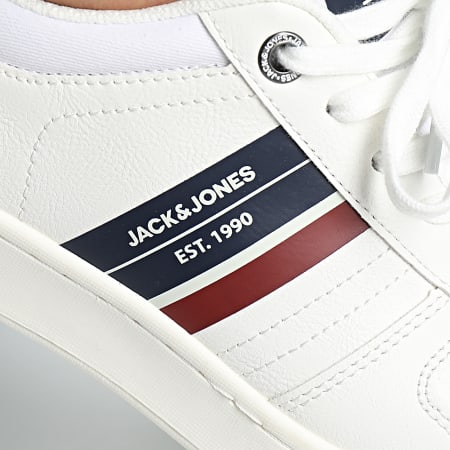 Jack And Jones - Dang Combo Heldere Wit Rode Dahlia Sneakers