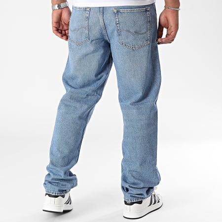 Jack And Jones - Eddie Original Blauwe Denim Loszittende Jeans