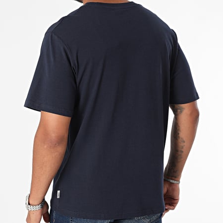 JJREBEL - Tee Shirt Brocky Bleu Marine