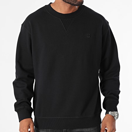 New Balance - Ronde hals Sweat Top MT41506 Zwart