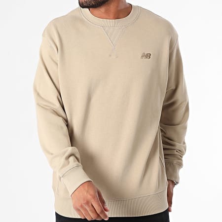 New Balance - Sweat Crewneck MT41506 Beige