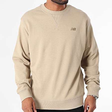 New Balance - Sweat Crewneck MT41506 Beige