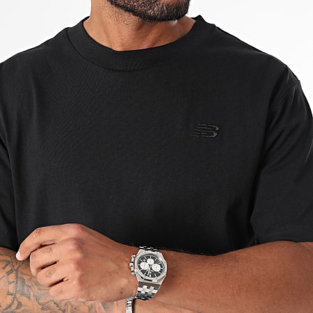 New Balance - Relaxed Fit Tee Shirt MT41533 Negro