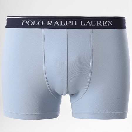 Polo Ralph Lauren - Set di 3 boxer beige blu navy