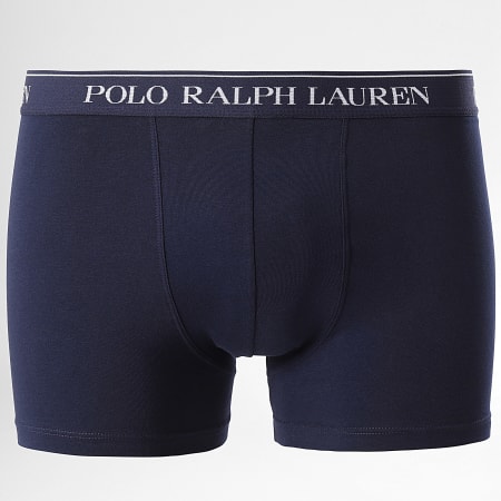 Polo Ralph Lauren - Set di 3 boxer beige blu navy