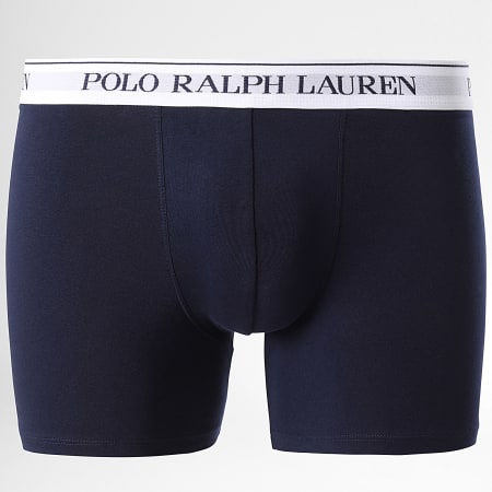 Polo Ralph Lauren - Set van 3 lichtblauwe marinegroene boxershorts