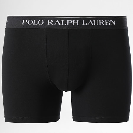 Polo Ralph Lauren - Lot De 3 Boxers Noir Orange Vert