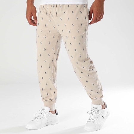 Polo Ralph Lauren - Pantaloni da jogging beige All Over Player