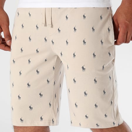 Polo Ralph Lauren - Pantaloncini da jogging beige All Over Player