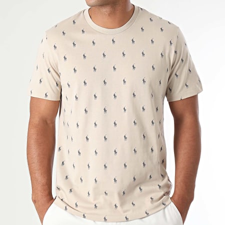 Polo Ralph Lauren - Maglietta All Over Player Beige