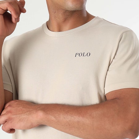 Polo Ralph Lauren - Maglietta beige con logo