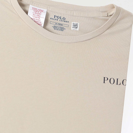 Polo Ralph Lauren - Camiseta de manga larga con logotipo beige