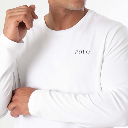 Polo Ralph Lauren - Wit Logo Shirt Lange Mouw