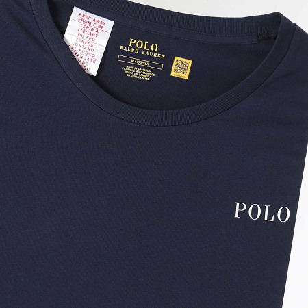 Polo Ralph Lauren - Maglietta a maniche lunghe con logo blu navy