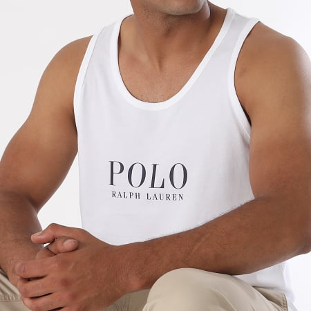 Polo Ralph Lauren - Camiseta de tirantes blanca con logotipo