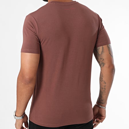 Teddy Smith - Camiseta cuello pico Tawax 11016800D Marrón