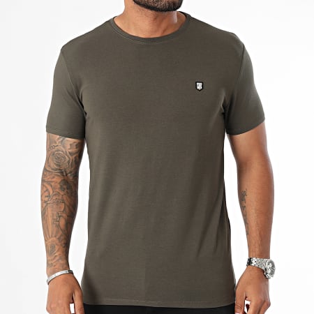 Teddy Smith - Taho T-shirt 11015552D Kaki Groen