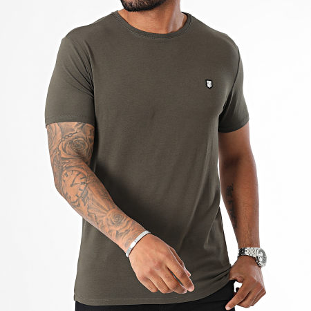 Teddy Smith - Taho T-shirt 11015552D Kaki Groen