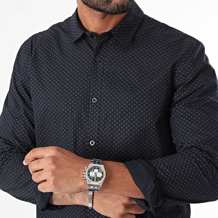 Teddy Smith - Camisa Manga Larga 10711547D Azul Marino