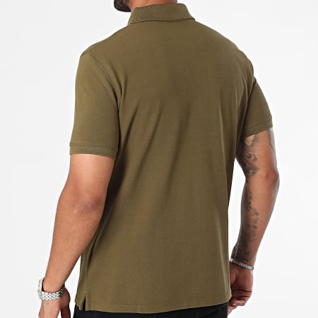 Timberland - Polo manica corta Piqué manica corta A6VDP Verde Khaki