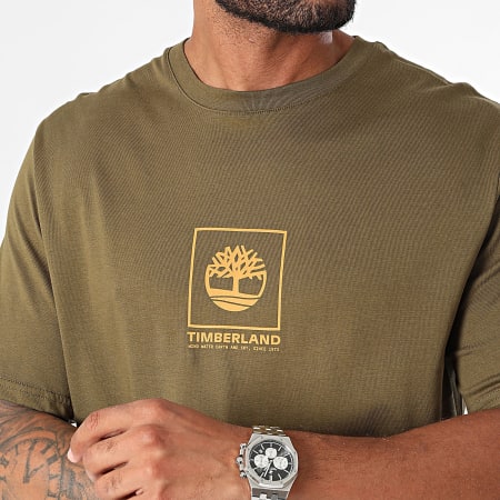 Timberland - T-shirts A6X8E Kaki Groen