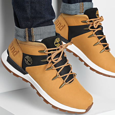 Timberland - Trainers Sprint Trekker Mid Lace A6DQD Wheat Nubuck Zwart