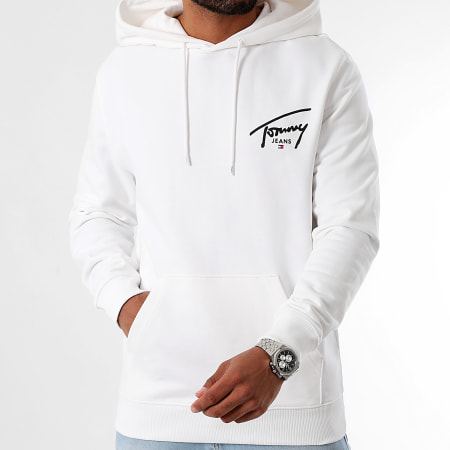 Tommy Jeans - Sudadera con capucha Entry Graphic 9229 Blanca