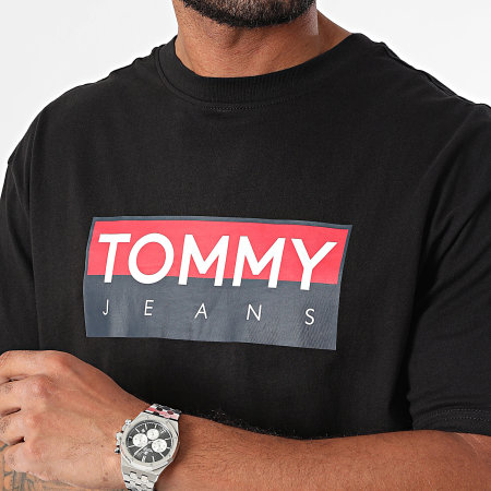 Tommy Jeans - Tee Shirt Oversize Tommy Entry 9684 Noir