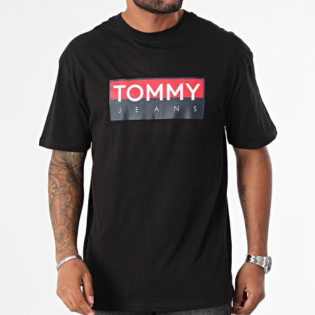 Tommy Jeans - Oversized T-shirt Tommy Entry 9684 Zwart