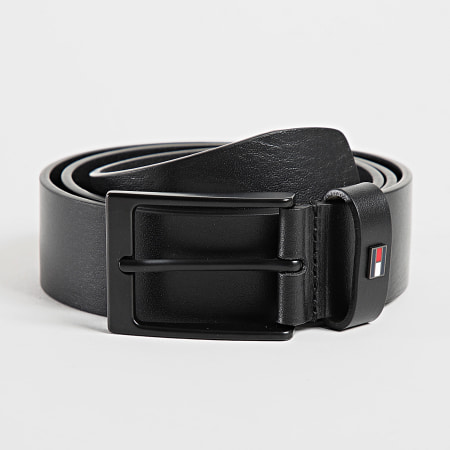 Tommy Hilfiger - Layton Nieuwe Leren Riem 3,5 2821 Zwart