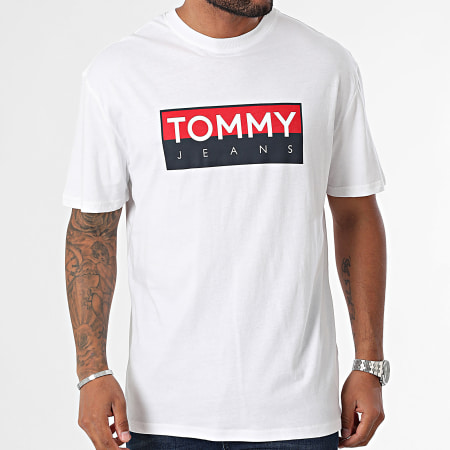 Tommy Jeans - Maglietta oversize Tommy Entry 9684 Bianco