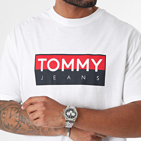 Tommy Jeans - Oversized T-shirt Tommy Instap 9684 Wit