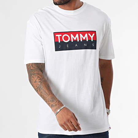 Tommy Jeans - Maglietta oversize Tommy Entry 9684 Bianco